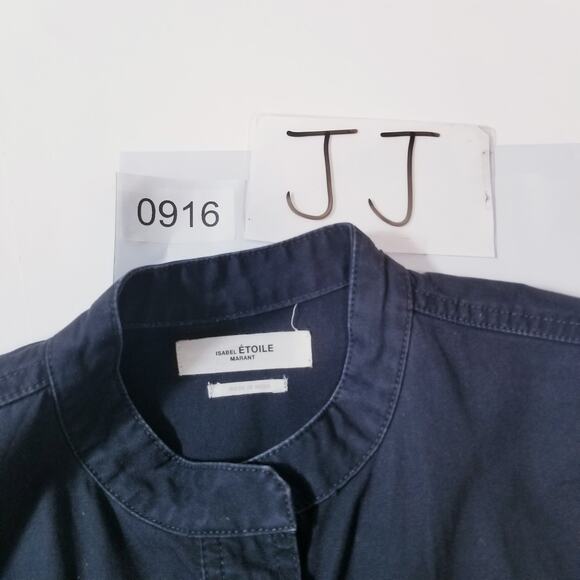 Isabel Marant Etoile Black Utility Zolina Dress Belted Multi Pockets Mini Dress - Picture 16 of 16